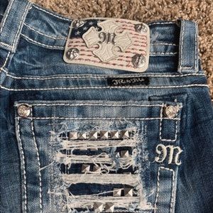 Miss Me Cuffed American Flag 🇺🇸 Size 25 Jeans